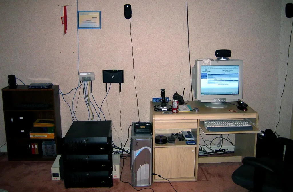 Early Gaming setup 2005